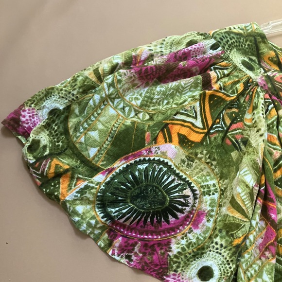 Go Softly Women's Patio Dress Pockets House Muu Muu Boho Large Tribal Pullover - Picture 6 of 9